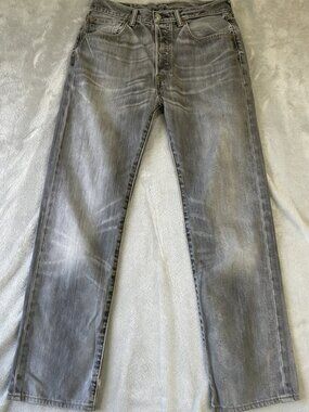 Vintage Men’s Straight Leg Denim Jeans Grey